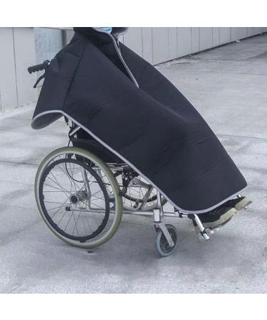 Wheelchair Zip Blanket Hooded Fleece Lining Warmth Wool Shoulder Lower Body Leg Zipper Keep Warm Wheelchair Cover Blanket Suitable for All Seasons for Disabled Senior ELD - Buy Online on GoSupps.com