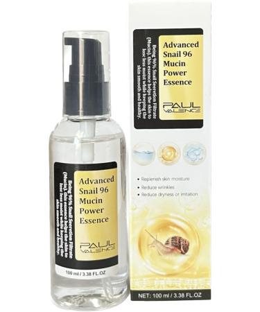 Snail Mucin 96% Power Repairing Essence Hydrating Serum for Face with Snail Secretion Filtrate for Dull and Damaged Skin No Parabens Korean Skincare