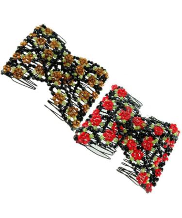 Housoutil Hairpin Comb Rhinestone Hair Clip Hair Accessory Bridal Hair Comb Prom Headpiece Hair Comb Slide Clip Wedding Hair Clip Combs Hair Pin Comb Comb Bride - Buy Online on GoSupps.com