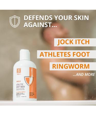 Solpri Shield Athlete's Body Wash with Lemongrass, Tea Tree, Eucalyptus Oils - 8 fl oz - Buy Online on GoSupps.com