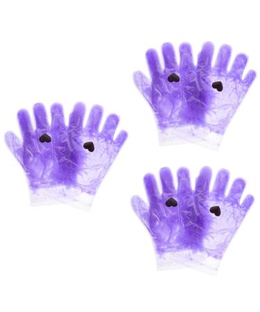FOMIYES 3 Pairs Hand Wax Set Foot Wax Set Hand Foot Care Tools Heated Mittens Foot Wrapping Cover Paraffin Wax Film Sheer Gloves Clear Gloves Wax Warmer Cover Wax Cover Nourish Heating Lid