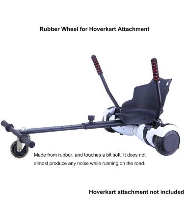 4'' Quiet Rubber Wheel Replacement for Hoverboard Seat Attachment - Single Bolt Type - Buy Online on GoSupps.com