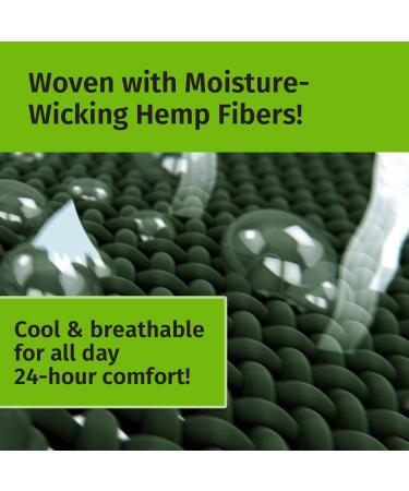 Hempvana Green Relief Arthritis Gloves | As Seen On TV | Advanced Compression for Pain & Swelling Relief | Adjustable Wrist Strap | Non-Slip Grip | L/XL (1 Pair) - Buy Online on GoSupps.com