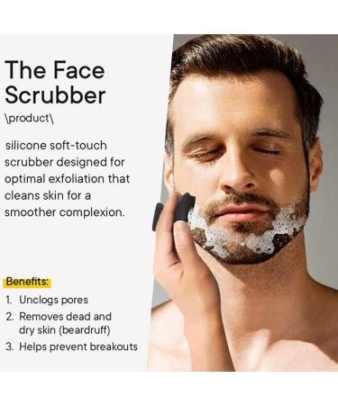 Silicone Face Scrubber | Gentle Exfoliator & Massager | Remove Dead Skin | Perfect Bathroom Accessory for Glowing Skin - Buy Online on GoSupps.com