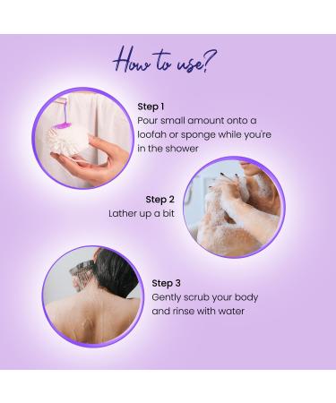 Buy Lavender and Vanilla Shower Gel 300ml | Soothing Aloe Vera & Essential Oils | International Shipping Available - Buy Online on GoSupps.com