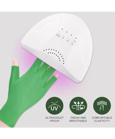 minkissy 2 Pairs Nail Gloves Hand Gloves for Protection Uv Manicure Gloves Manicure Tools Gloves for Nails Uv Shield Mittens Manicures Art Gloves Fingerless Mitts Uv Shield Gloves - Buy Online on GoSupps.com