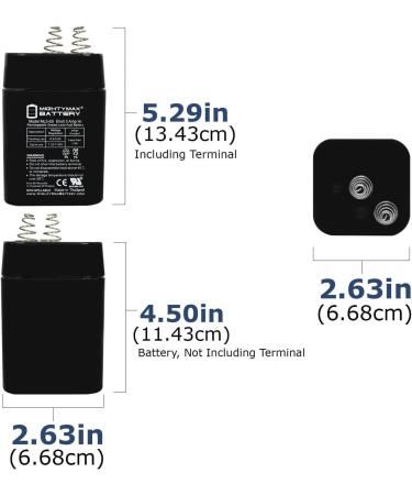 Mighty Max 6V 5Ah Replacement Battery for Rayovac HDM - Durable Long-Lasting Power | International Shipping Available - Buy Online on GoSupps.com