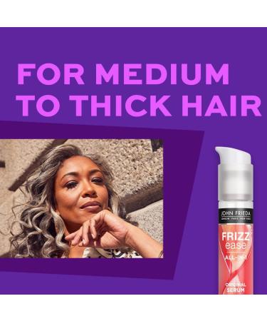 Frizz Ease Original Serum 50ml - Hydrating Anti-Frizz Serum for Medium to Thick Hair - Buy Online on GoSupps.com