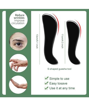 Buffalo Horn Gua Sha Board Massage Tool Set - 5 Piece Gua Sha Kit for Natural Skincare & Wellness | International Shipping Available - Buy Online on GoSupps.com