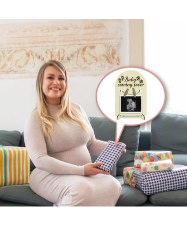 Buy Nbeads Sonogram Picture Frame - 18x12.5cm Baby Footprints & Handprints Pregnancy Announcement Gift for First-Time Mothers - Buy Online on GoSupps.com
