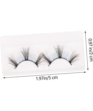 minkissy 3 Pairs false lashes false eyelashes false eyelash for women fake lashes colored fake eyelashes fake eyelash for women makeup fake eyelashes natural set Imitation - Buy Online on GoSupps.com