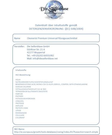 Premium Cleanerist Liquid Detergent - Summer Breeze Limited Edition | 5x5L Large Pack | Up to 550 Washes - Buy Now! - Buy Online on GoSupps.com