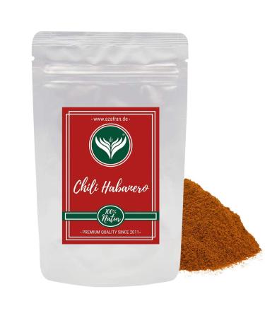 Azafran Habanero Chili Powder ground - Caution it's hot! 100g 100 g (1 pack) - Buy Online on GoSupps.com
