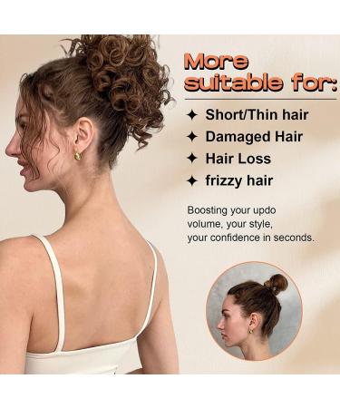 Shop Dirty Messy Bun Short Curly Ponytail | Trendy & Stylish Hair Extensions - International Shipping - Buy Online on GoSupps.com