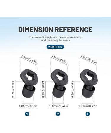 Silicone Earplugs for Sleeping & Swimming | Noise Reduction | 3 Colors & Models | Black White Pink - Buy Online on GoSupps.com