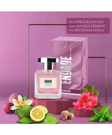 E_ngage Moments Luxury Perfume Gift for Women Floral & Fruity Long Lasting Ideal Mother s Day Gift Pack of 1 100ml - Buy Online on GoSupps.com