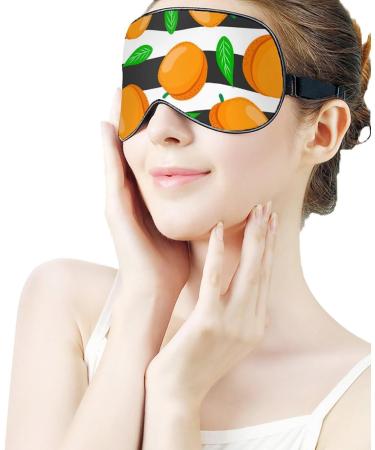 Peaches Sleep Mask - Adjustable Strap Eye Cover for Sleeping - Blocks Light for Night Travel and Naps - Men and Women - Buy Online on GoSupps.com