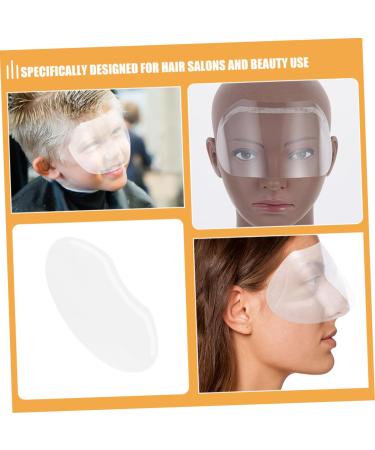 60pcs Transparent Mask Face Cover Face Mask Barber -shields Salon Eye Shields Eye Protection Shields Hairspray -shields Hair Cutting Supplies Salon Supplies Haircut Supplies Pvc FOMIYES - Buy Online on GoSupps.com