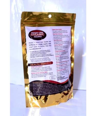 WEIGHT LOSS ORGANIC RECIPES COMBINATION OF FOUR SPICES ORGANIC GROUNDED GINGER ORGANIC GROUNDED CLOVES ORGANIC GROUNDED TUMERIC ORGANIC BLACK PEPPER ORGANIC GROUNDED CHIA SEEDS. - Buy Online on GoSupps.com