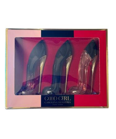 Carolina Herrera Good Girl Gift Set 3 High Heels Mini Splash Bottles 0.24 Fl Oz Assorted 0.24 Fl Oz (Pack of 3) - Buy Online on GoSupps.com