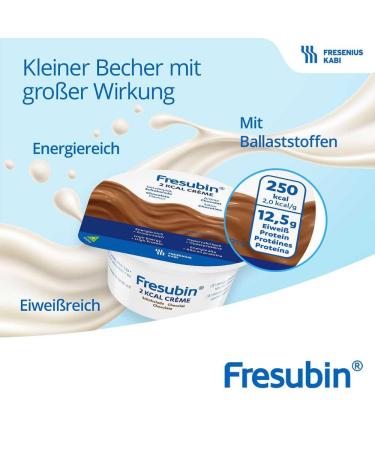 FRESUBIN 2 kcal Cream Mixed Box 24X125g | High-Calorie Nutritional Drink for International Shipping - Buy Online on GoSupps.com