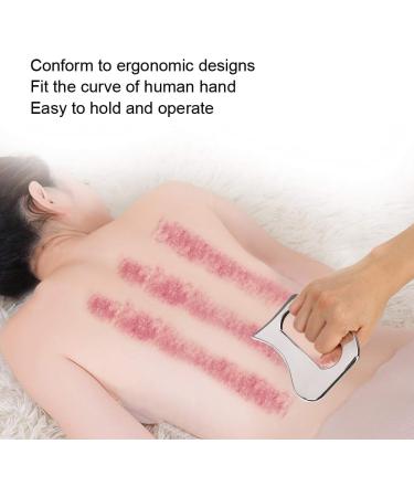 Verdant Touch Stainless Steel Gua Sha Tool for Body Massage & Acupuncture - Premium Massage Scraping Board - Buy Online on GoSupps.com