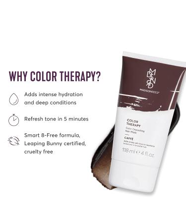 Madison Reed Color Therapy Caffe Hair Mask & Deep Conditioning Treatment - Intensely Hydrating, Color Depositing, Keratin & Argan Oil - 4 Fl Oz - Buy Online on GoSupps.com