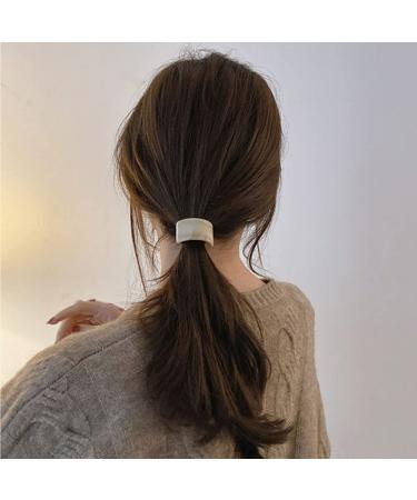 10 Pcs Acrylic Cuff Hair Ties - Ponytail Holders for Women & Girls - Buy Online on GoSupps.com