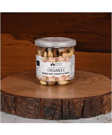 Blessfull Healing Organice Mixed Dried Fruit & Nuts 1 lb (453 Gram) Airtight Container (Packing May Vary) - Buy Online on GoSupps.com