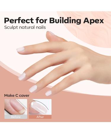 Modelones White Builder Gel for Gel Nails | UV Gellack - 15ml Manicure Kit for Nail Studio & Extensions | Perfect for Christmas Day - Buy Online on GoSupps.com