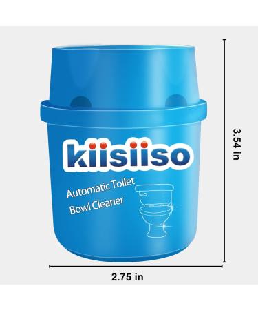 KIISIISO Toilet Bowl Cleaner Tablets - 6 Pack for 6 Months Supply - Automatic Long-Lasting Formula in Bottle - Blue - Buy Online on GoSupps.com