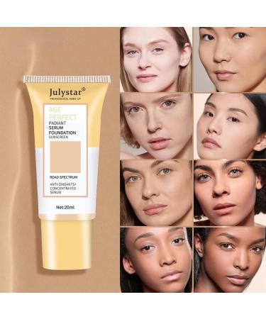 INTEROOKIE Moisturizing and Oil Controlling Natural and Long Lasting Liquid Foundation ThreeDimensional Beauty Repair and Skin Care Foundation Makeup Liquid Foundation 205 - Buy Online on GoSupps.com