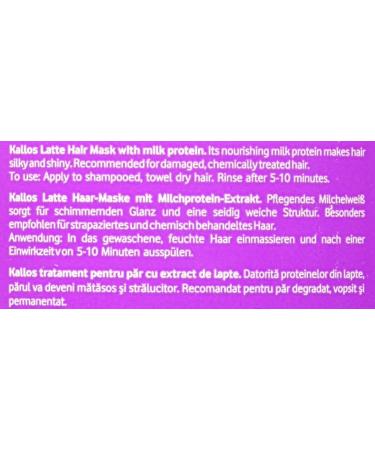 Kallos Latte Mask 800ml - Nourishing Hair Treatment - International Shipping Available - Buy Online on GoSupps.com