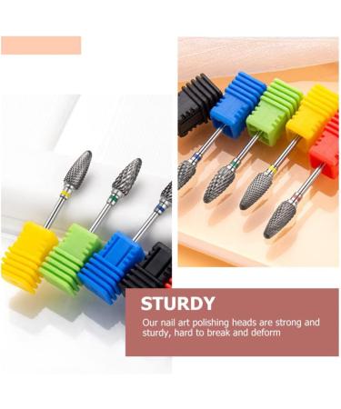 minkissy Nail Polisher Nail Grinding Drill Bit Electric Manicure Drill Bit Head Nail Tools for Nail Art Specialty Tools Nail Sanding Drill Bits Manicure Grinding Tools Drill Bits for Nail 7x1.3cm As Shown - Buy Online on GoSupps.com
