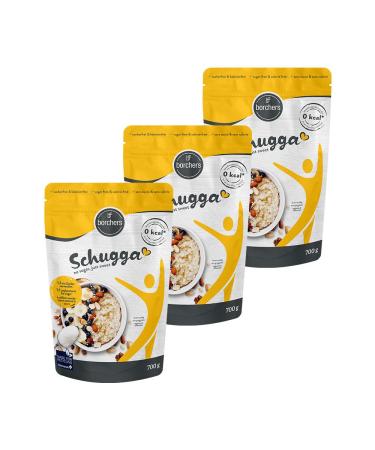 3x Borchers Schugga 700 G |No Sugar Just Sweet |XXL bag |Erythritus with sucralose crystalline stray feet |Sugar alternative |Sweet agent |Calorie -free |3x 0.7kg 700 g (3 pack)