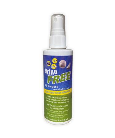 UrineFree - PetFresh - Odor & Stain Remover from any surface Suitable for Carpets Upholstery and Hardwood Floors - for Children Dogs and Cats - Household Uses (4 oz / 118 ml)