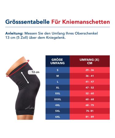 Buy Knee Bandage for Women & Men | Supportive Knee Support for Arthritis Tendonitis & Injuries | Comfortable Knee Tanks for Osteoarthritis - Black Size L - Buy Online on GoSupps.com