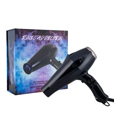 Aria Beauty Ionic Addiction Professional Hair Dryer - Salon & Home Use Cool Shot Black - Fast Shipping Worldwide - Buy Online on GoSupps.com