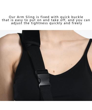 Fotgok Breathable Arm Sling with Waist Belt for Women - Shoulder Immobilizer with Strong Support - Red Rose Shoulder Injury Brace - Buy Online on GoSupps.com