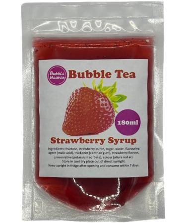 Fruity Strawberry with Mango Popping Bobas Bubble Tea Kit 3 to 6 Drinks Strawberry and Mango - Buy Online on GoSupps.com
