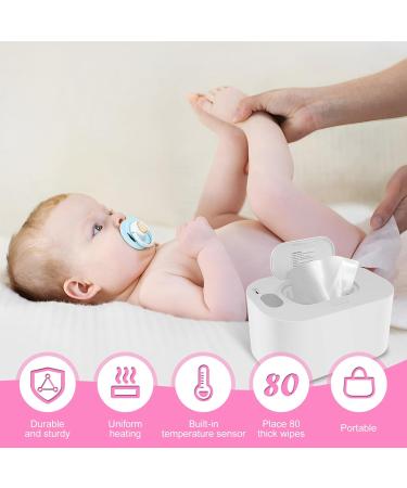 USB Baby Wipe Warmer 3 Modes 40-60 c Adjustable Wipe Warmer Dispenser Thermostat Even Heating Baby Wipe Heater Portable Overall Heating Wet Wipes Warmer for Car Home Nursery Travel Prevent Dry (white) - Buy Online on GoSupps.com