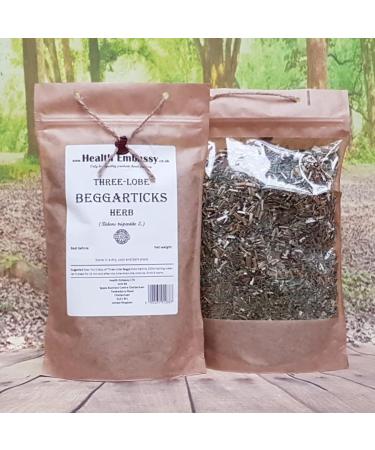 Health Embassy Three-Lobe Herbal Tea | Bidens Tripartita L | Three-Lobe Beggarticks Herb Tea 100g - Buy Online on GoSupps.com