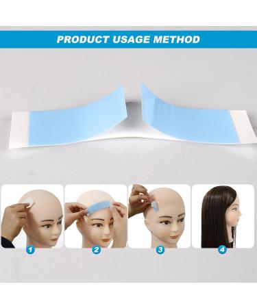 Lace Front Wig Tape 36pcs Double Sided Toupee Lace Wig Tape Invisible Wig Adhesive Tapes for Fixing Lace Wigs Toupee and Hairpiece-Clear - Buy Online on GoSupps.com
