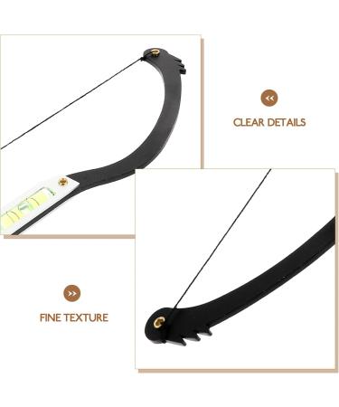 Hemoton 1 Set Arch Embroidery Eyebrow Ruler Eyebrow Ruler Tool Eyebrow Positioning Ruler Portable Pull Wire - Buy Online on GoSupps.com