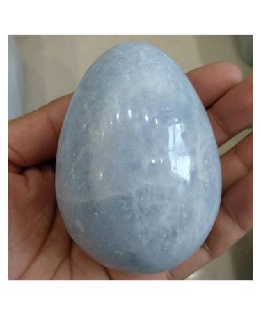 Crystal 1pc 300-340g Natural Blue Crystal Sparkling Blue Celestite polishing Stones