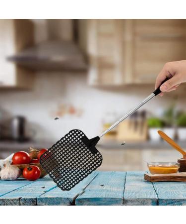 Flying Gossip Telescopic Fly Swatter Set - 3 Collapsible Insect Swatters for Mosquitoes & Flying Bugs | Black Color - Buy Online on GoSupps.com