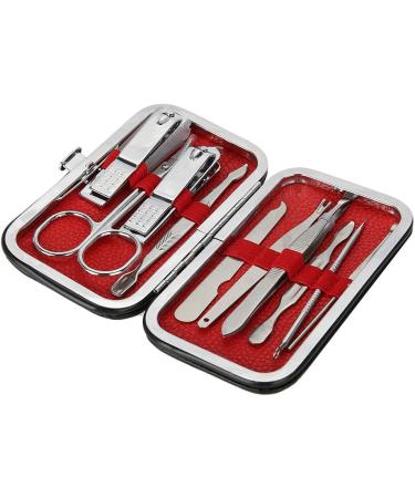 Nail Manicure Kit Silver Colour Nail Manicure set Nail Clipper Trimmer Set for Home Salon - Buy Online on GoSupps.com