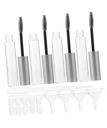 NOLITOY 32pcs Mascara Empty Tube Mascara Bottle Lash Mascara Eyelash Cream Tube Sample Earth Tones