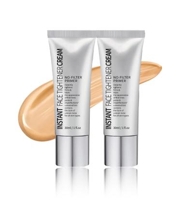 Face Tightener no Filter Primer Instant Face Tightener Primer Skin Tightener 30ml No Filter Primer instant Face Tightener for All Skin Types (2PCS)