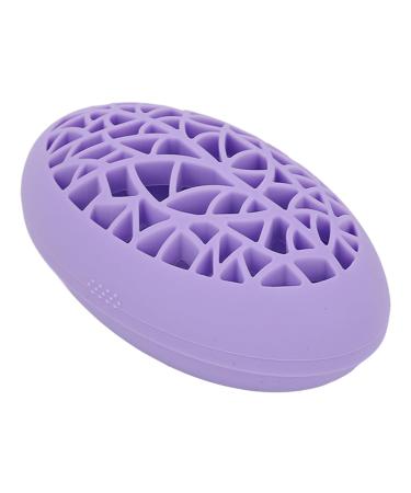 DAUZ Makeup Brush Rack & Cleaning Mat - Ergonomic Reusable & Portable for Women (Purple) - Perfect for Home Use - Buy Online on GoSupps.com